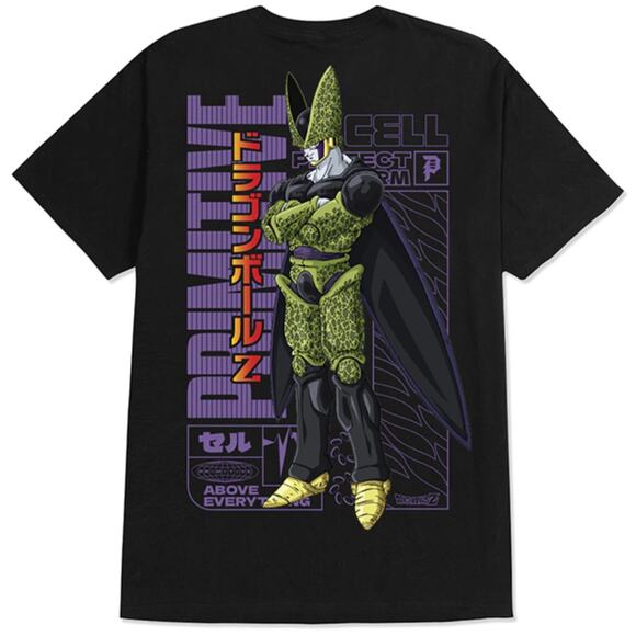 Primitive Skate X Dragon Ball Z Men's T-Shirt Perfect Form Bio-Android Cell Tee - Picture 3 of 5